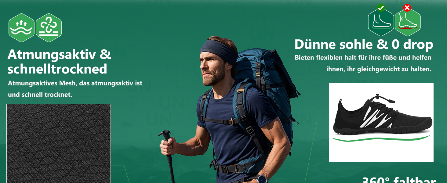 Чоловічі тапочки-шльопанці SAGUARO для плавання та відпочинку, дихаючі, швидко сохнуть, широка передня частина, розмір 39-48, блакитні