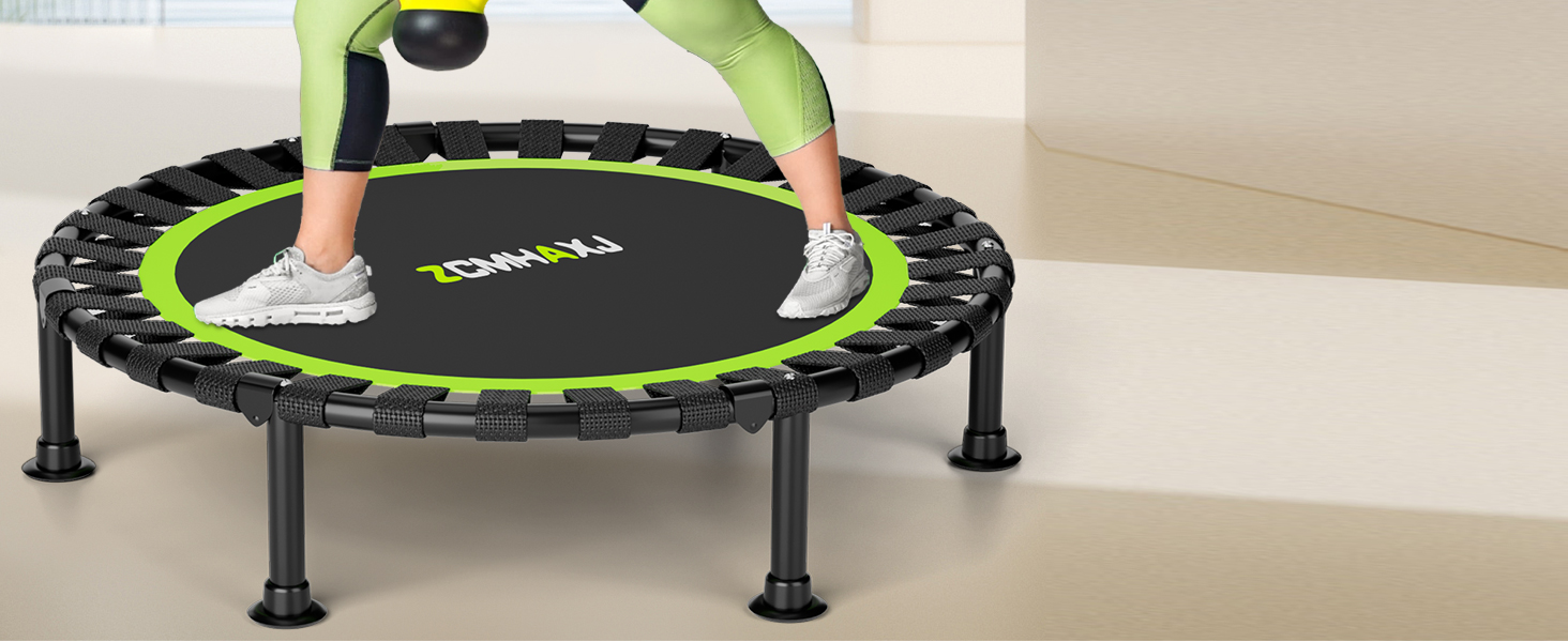 Міні-трамплін складний, 101,6 см, для дорослих та дітей, 204 кг, для занять фітнесом вдома, без ручки