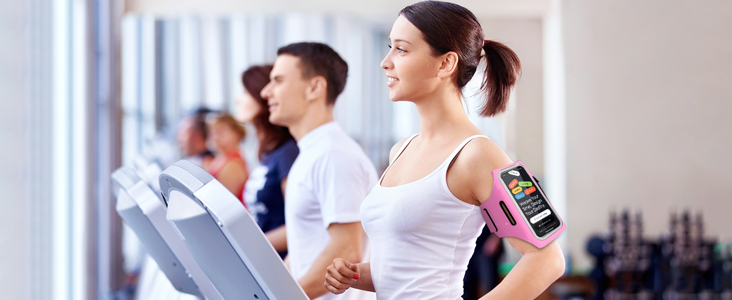 Спортивний браслет EOTW для бігу: тримач для телефону з кишенею для AirPods (5.5-6.0 дюйми)