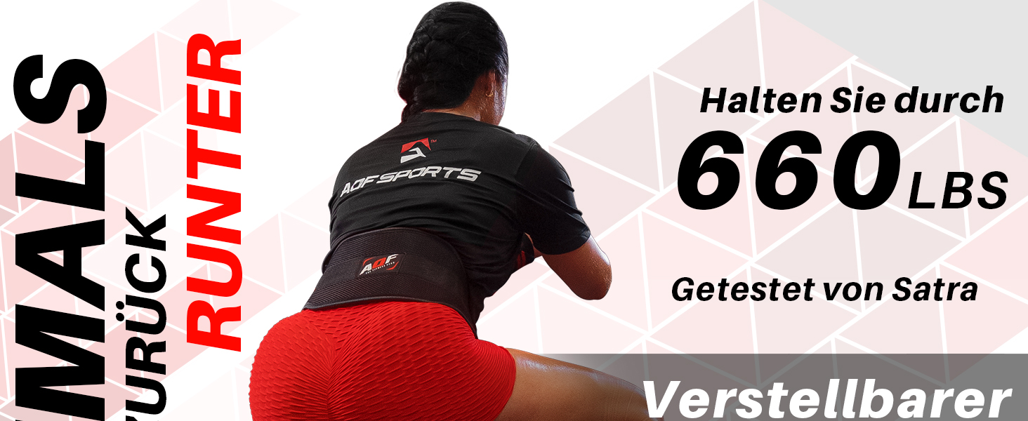 Пояс для важкої атлетики AQF: міцний, з 36-дюймовою сталевою ланцюгом, неопреновий, для пауерліфтингу, бодібілдингу, фітнесу та підтягувань (чорний)