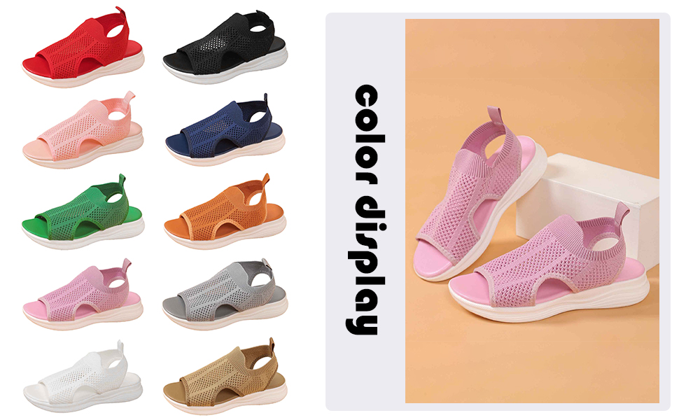 Ортопедичні сандалії для жінок літні, зручні, миючі, на застібці-лямці, спортивні сандалії з м'якою устілкою, для активного відпочинку та трекінгу, повсякденні, сітка, платформа, розмір 37-43, сірий