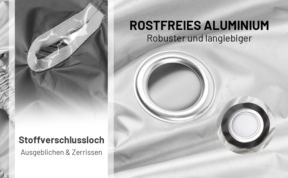 Мотоцикл чохол захисний Favoto XXXL 265x105x125 см - сріблястий, захист від сонця, дощу, снігу та пилу