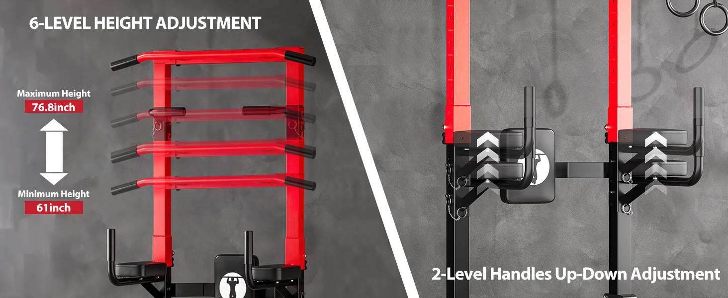 Складана силова станція SogesPower Power Tower: багатофункціональний тренажер з регульованим турніком та римським стільцем для калистеніки та дому