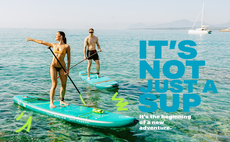 Надувний SUP-борд Movino Stand Up Paddle Board 350 см (2in1 SUP Kajak) - комплект з аксесуарами, до 165 кг, 11'6', зварний рейлінг, 15 PSI (зелений)