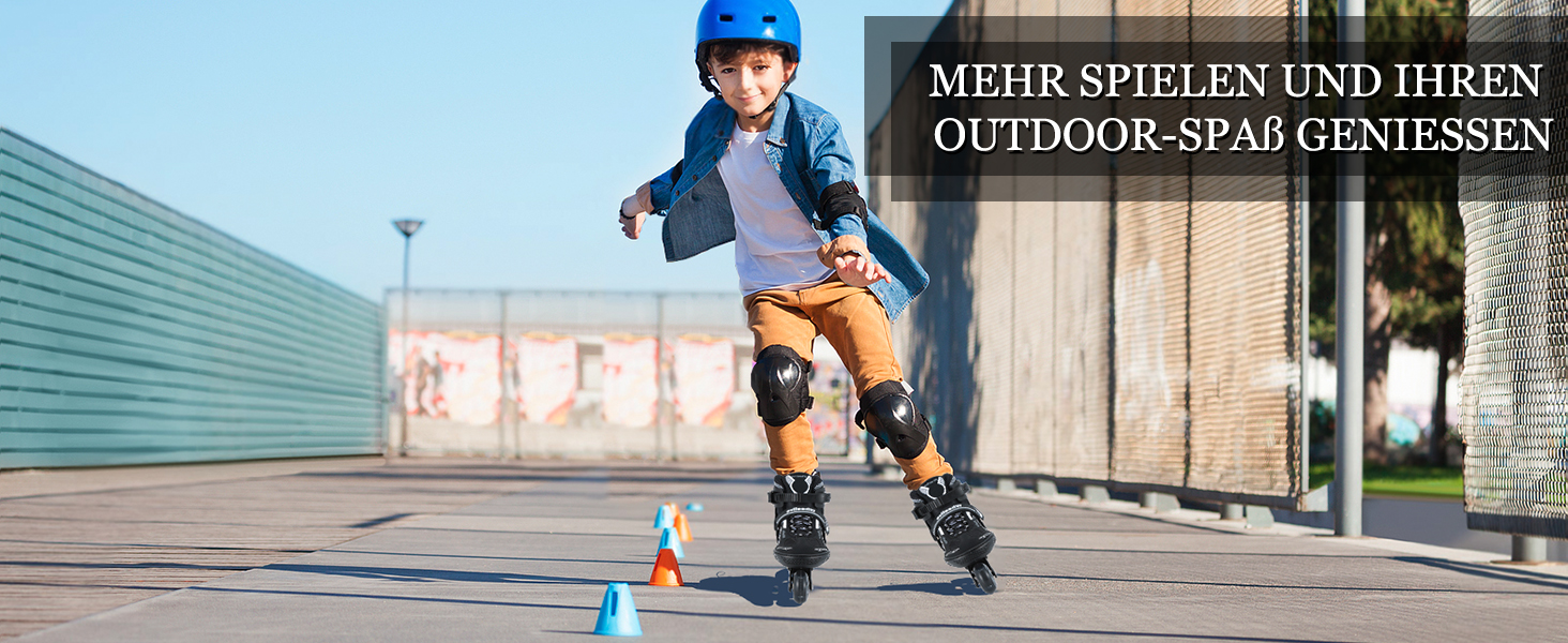 Інлайне ролики дитячі та підліткові регульовані з підсвічуванням коліс, ролики для хлопчиків та дівчаток, підходять для початківців та дорослих, чорно-рожевий, EU 39-42