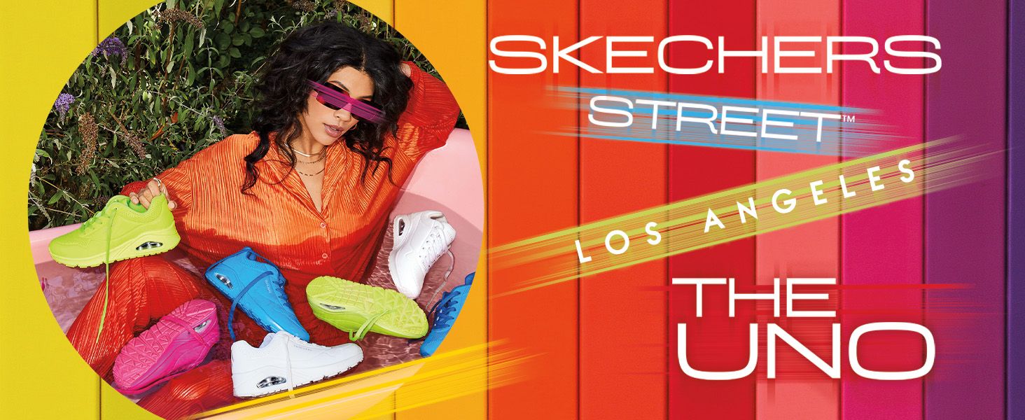 Кросівки Skechers UNO Stand On Air для жінок, чорні, розмір 39 EU, матеріал Durabuck