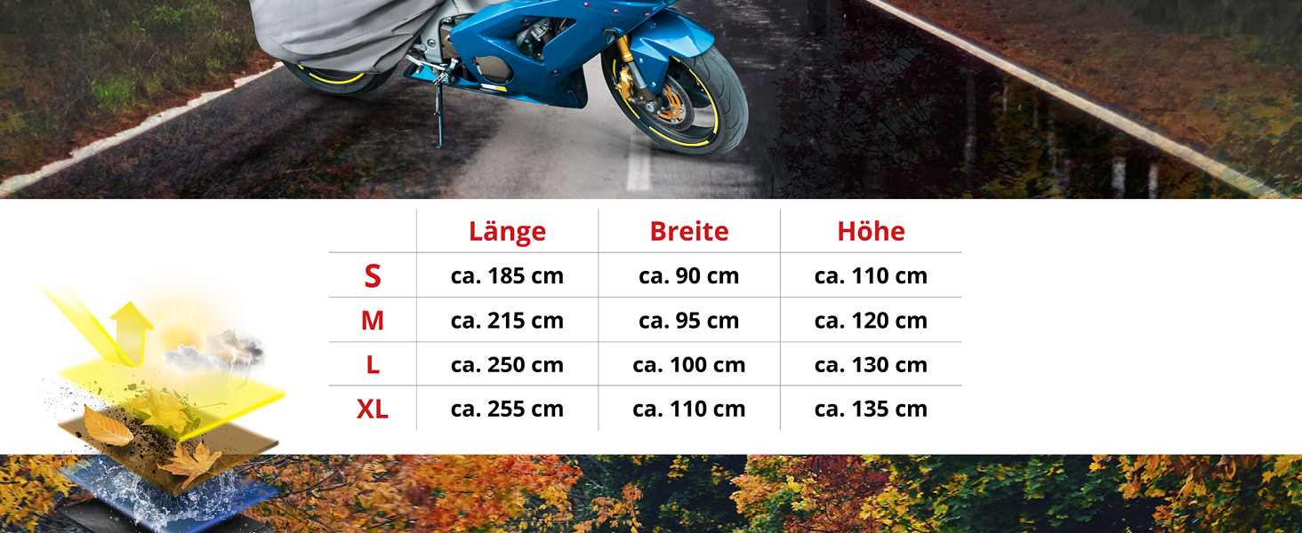 Водонепроникний чохол для мотоцикла та скутера Vespa All Weather, всесезонний захисний тент для зовнішнього зберігання, сріблястий, 250x100x130 см