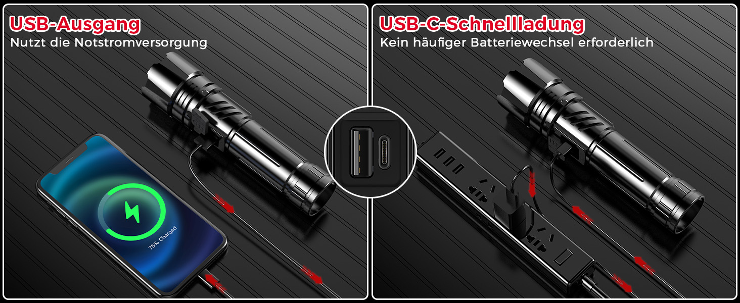 Тактичний ліхтарик Shadowhawk 500000 Lumen з LED, перезарядний, дальність до 1000м, 24г роботи (2 акумулятори), LCD-індикатор заряду, 10.0 Вт, для кемпінгу, туризму, активного відпочинку