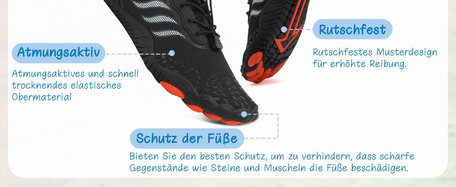Чоловічі та жіночі аквашузи для плавання та серфінгу, швидко сохнуть, розмір 40 EU, білі