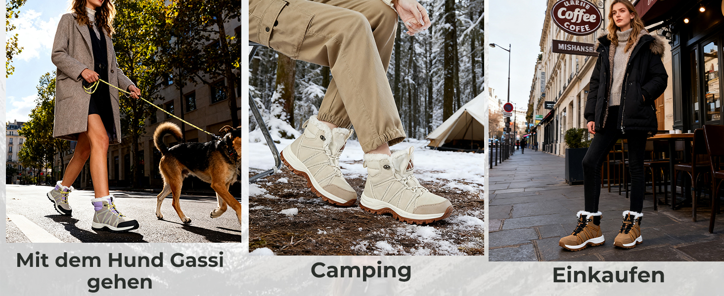 Зимові черевики Mishansha для жінок, утеплені, водонепроникні, для піших прогулянок, розмір 36-42, колір абрикосовий