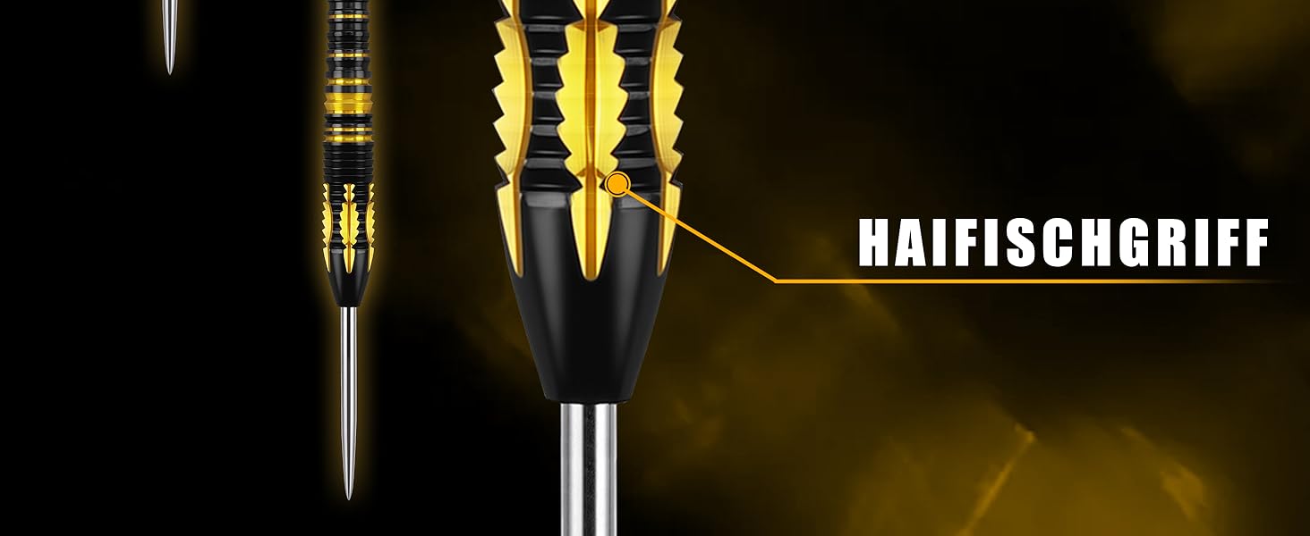 Дарти WIN.MAX Tungsten 90% (24г) з металевим наконечником - 3 шт., професійні сталеві дротики