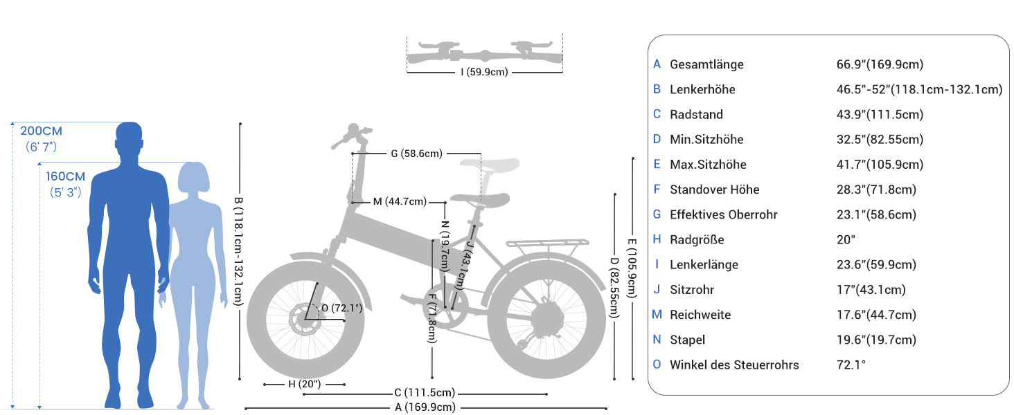 Велосипед Touroll S1 E-Bike 20x4.0, акум. 48В 15,6Ач, запас 100км