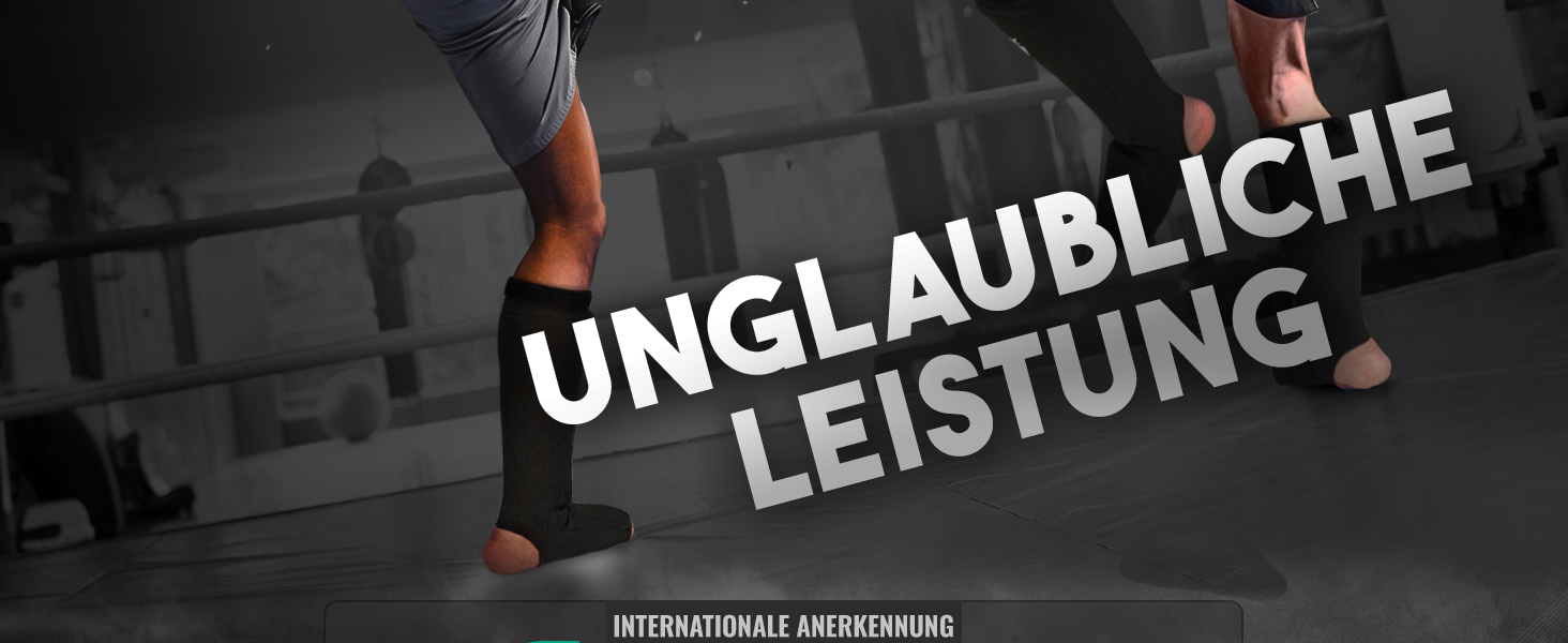 Захисники для ніг RDX для кікбоксингу, тайського боксу, ММА, муай-тай. Захист для ніг, чоловічі та жіночі, повний захист, чорний колір.