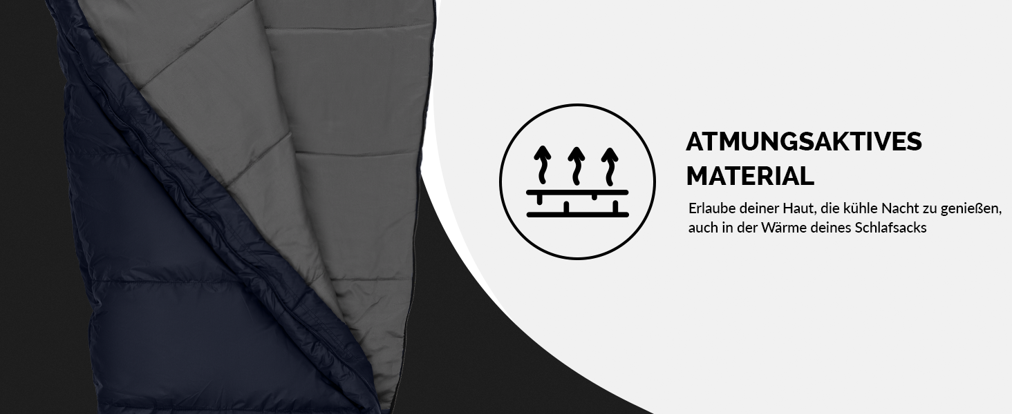 Спальний мішок MONTARAY® Mumienschlafsack для 3-4 сезонів, 8°C до -5°C, з подушкою, 80x220cm, блакитний, для жінок та чоловіків (теплий)