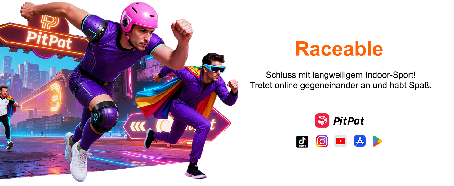 Бігова доріжка для ходьби та бігу MJWW Raceable з регульованим нахилом (6-9%), складна, 2.5/3.0 к.с., з керуванням через додаток, тиха, для дому та офісу, LED-дисплей, 90 см, чорна