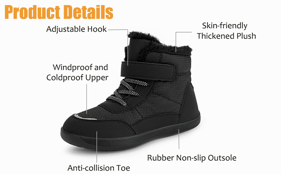 Дитячі зимові шкарпетки-черевики для хлопчиків та дівчаток, теплі, з підкладкою, для активного відпочинку, трекінгу та хайкінгу, легкі, неслизькі, зимові черевики, армійний зелений, розмір EU25-36