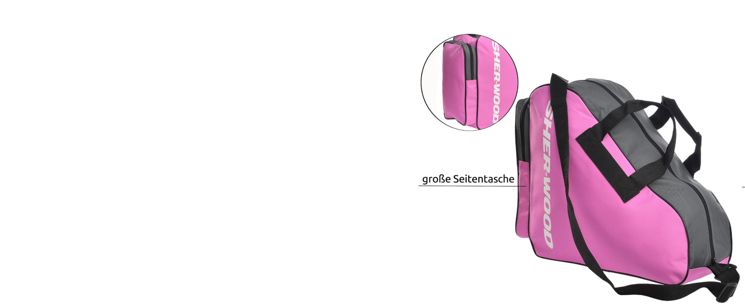 Сумка для ковзанів Sherwood: для ковзанярів та хокеїстів, рожева