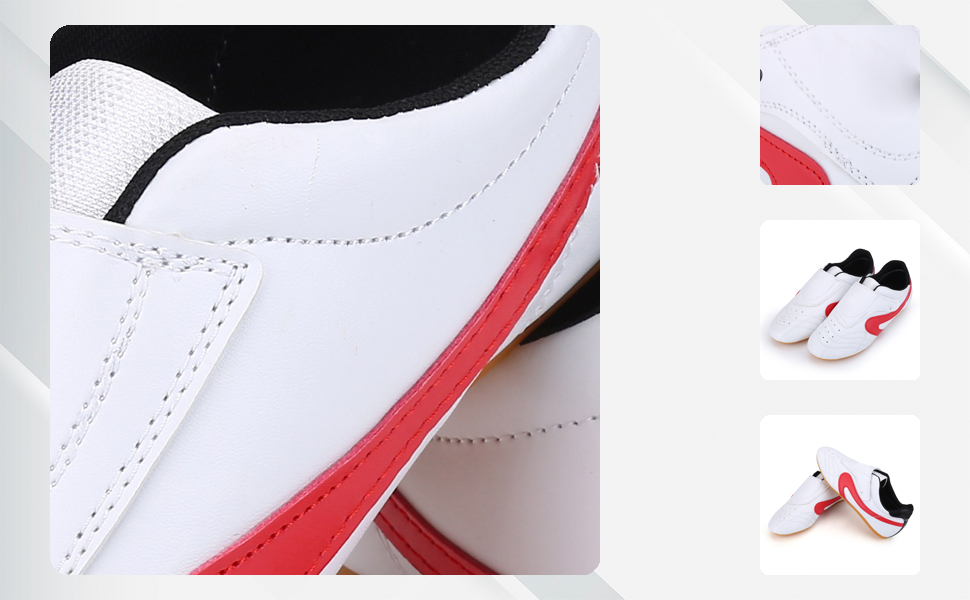 Таекуондо-взуття унісекс для таекуондо, боксу, кунг-фу, тай-чі. Спортивне взуття для дітей та дорослих, тепле, біле, 36 EU