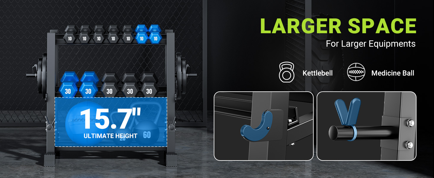 Стойка для гантелей Dripex на 3/5 рівнів, сумісна з гантелями, гирями та штангами, макс. 500 кг, регульована. Багатофункціональна