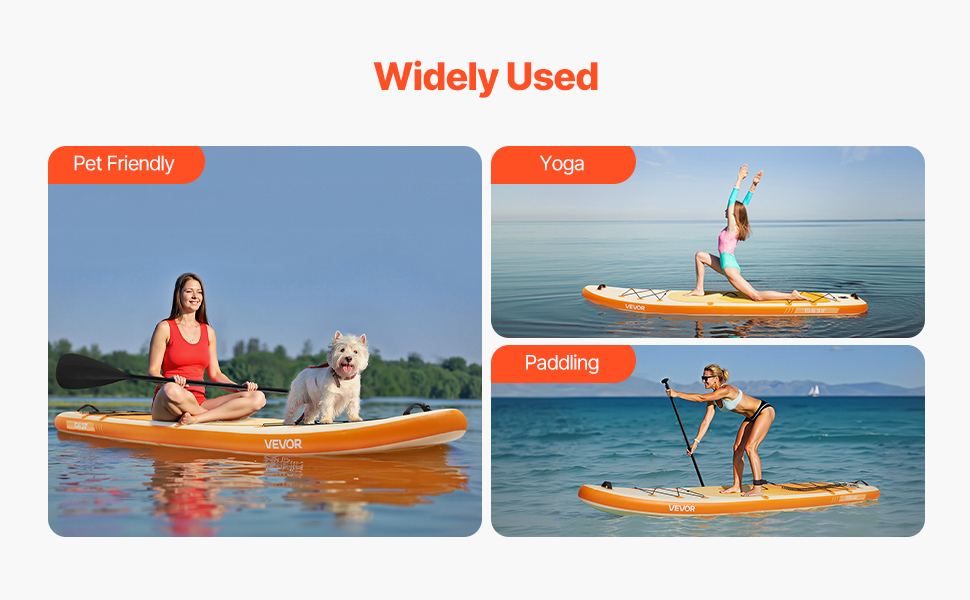 Надувний SUP VEVOR Stand Up Paddle Board: комплект з аксесуарами (323/335см)