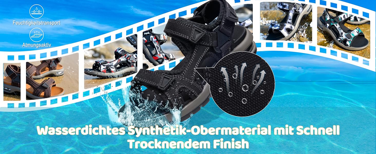 Сандалі дитячі Visionreast для хлопчиків, пляжні, спортивні, трекінгові, з амортизуючою підошвою, протиковзкі, літні, для прогулянок, коричневі, 28 EU