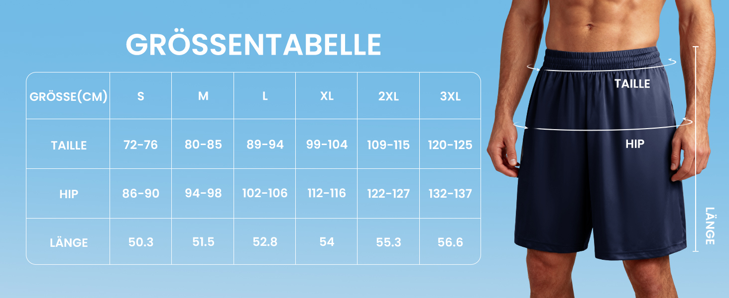 Чоловічі спортивні шорти 5 шт. з кишенями та еластичним поясом, швидковисихаючі, XL, чорний, графітовий, темно-синій, місячний сірий