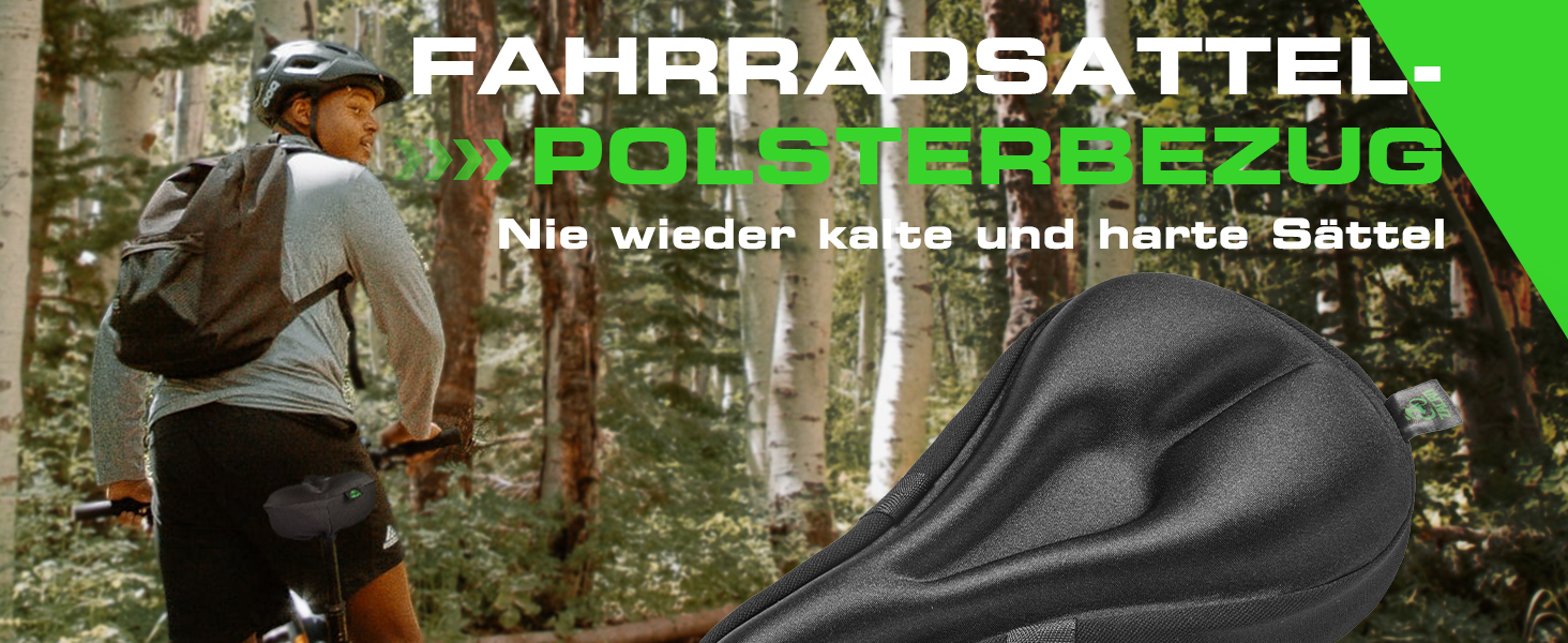 Покриття для сідла велосипеда Zacro Gel Überzug, чорний, 28x19 см. Захист від вологи, комфорт для чоловіків, жінок та дітей.