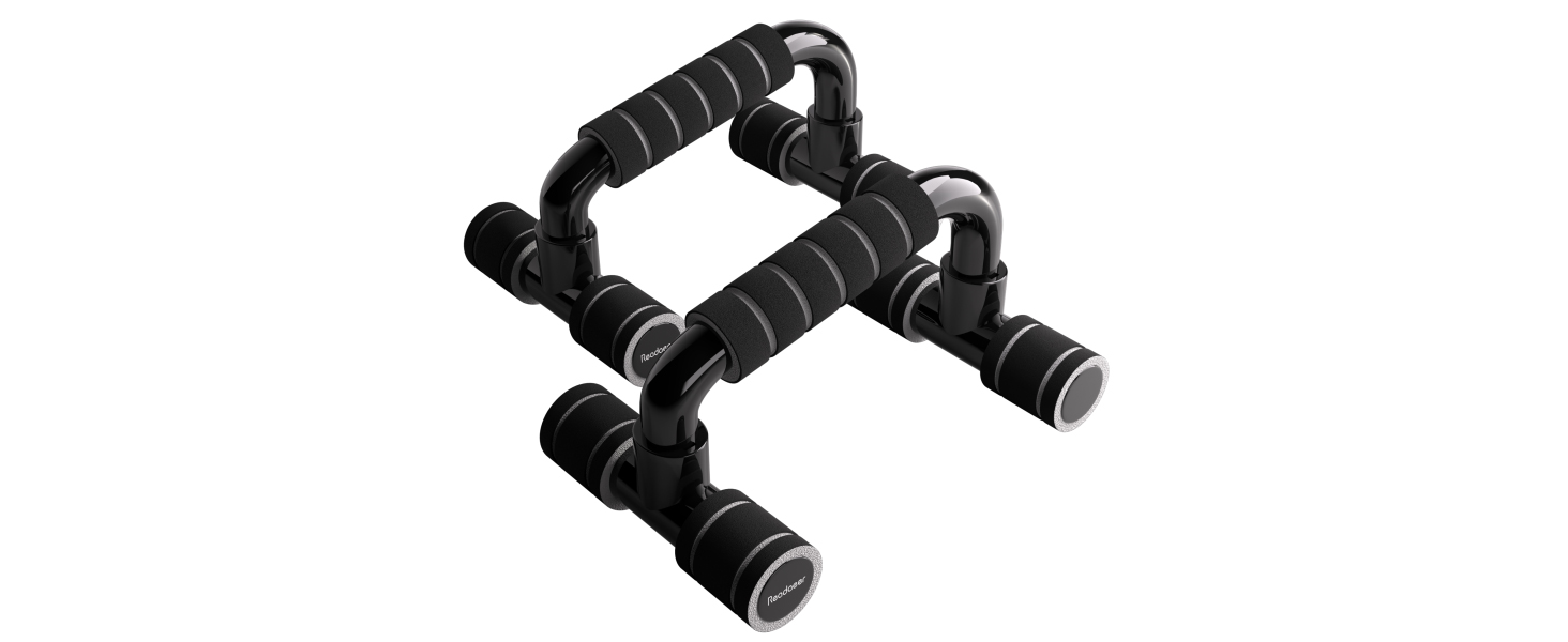 Паралелети для віджимань Push Up Bars, чорні - фітнес обладнання