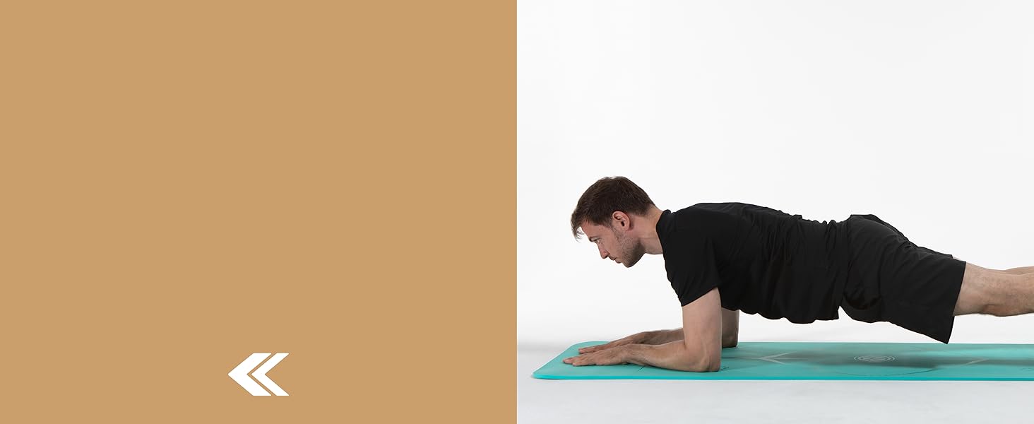 Йога мат для занять йогою, пілатесом та силовим тренуванням - німецької розробки, з неслизькою поверхнею та захистом суглобів, 2 товщини (1,0 та 1,5 см), м'яка спортивна килимок для гімнастики, туркіс