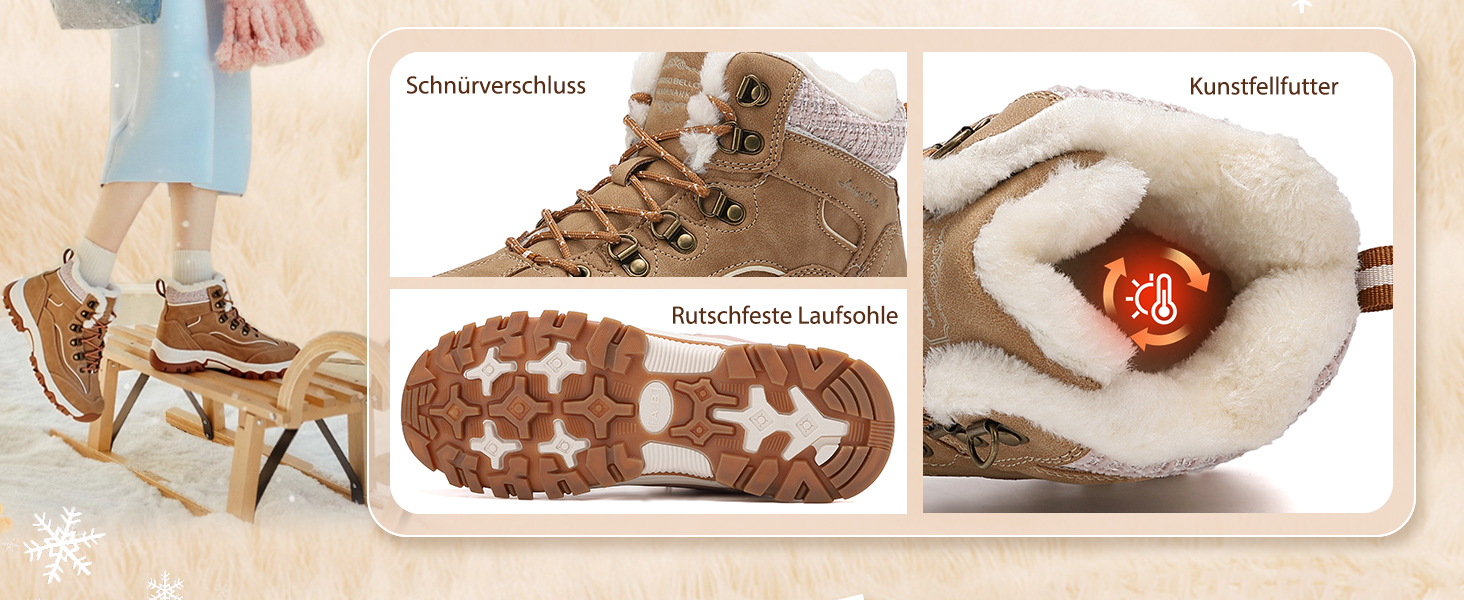 Зимові черевики жіночі ARRRIGO BELLO - тепла підкладка, для роботи та прогулянок, розмір 36-41, колір коричневий