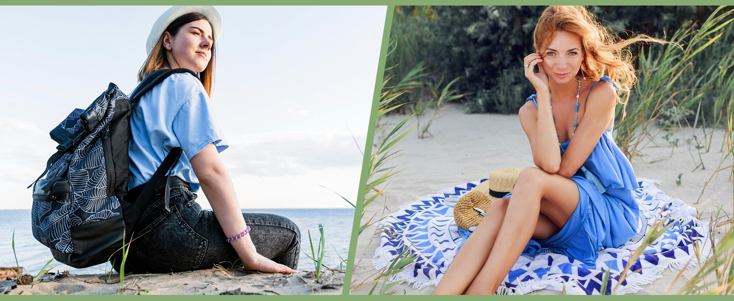 Трекінгові сандалії для жінок SAGUARO, зручні та дихаючі, розмір 36-42 (37 EU), небесно-блакитні