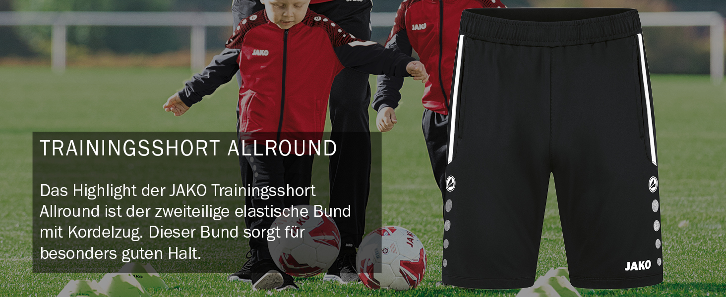 Шорти спортивні чоловічі JAKO Competition 2.0, чорні