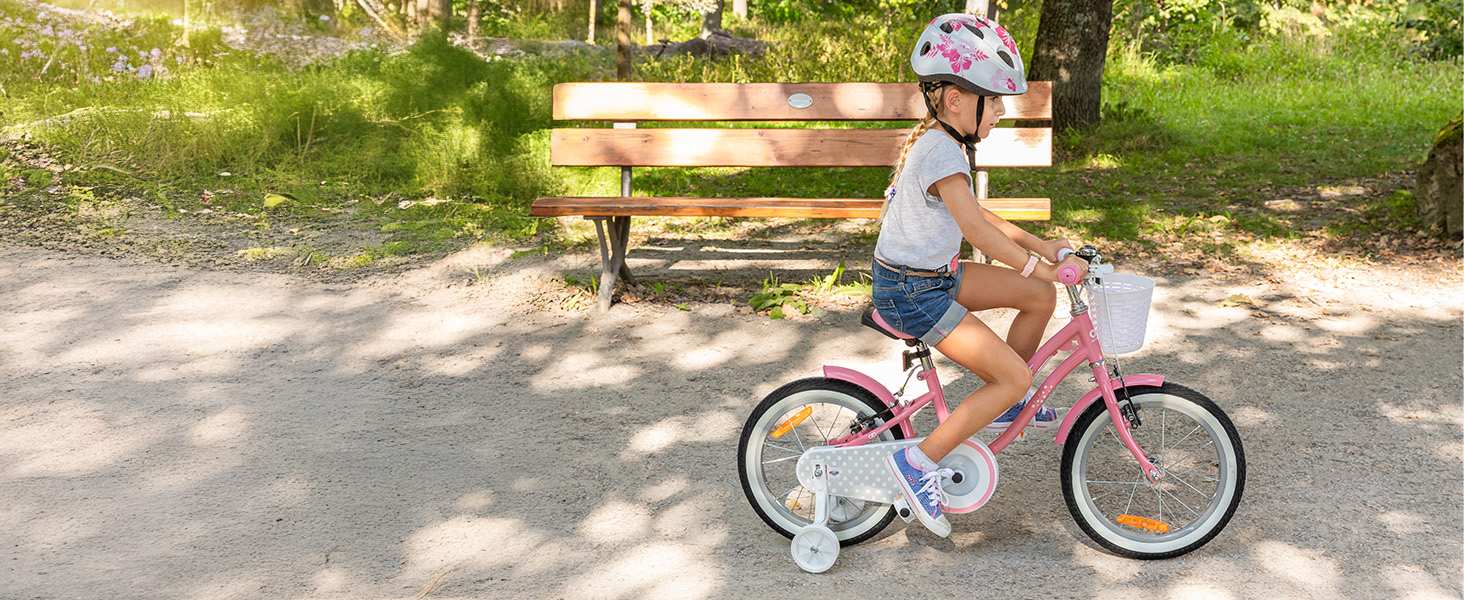 Дитяче велосипед Actionbikes Starlight 12/16/20 дюймів - V-Brake гальма, захистники, для дівчаток та хлопчиків 2-9 років