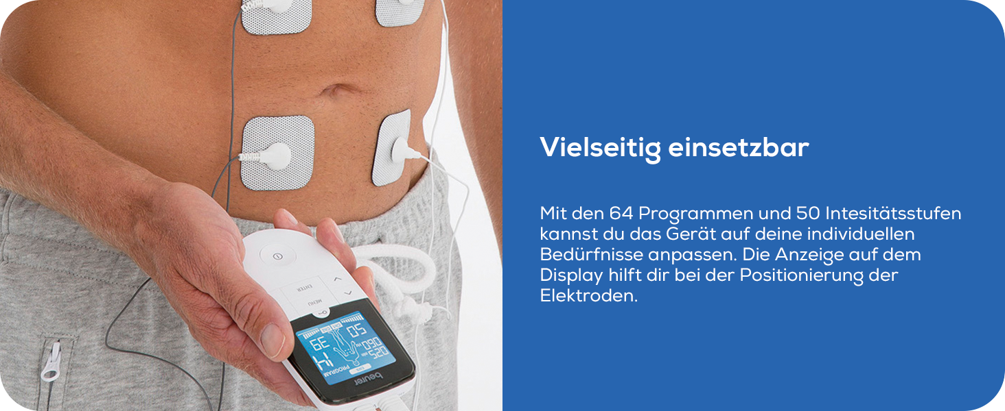 Beurer EM 49 Digital TENS/EMS: пристрій для зняття болю та масажу (3-в-1)