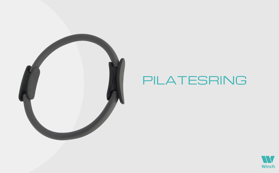 Лебідка Pilates Ring PRO Преміальна якість з м'якою підкладкою, протиковзкою ручкою Кільце опору для тренувань всього тіла, йоги та фізіотерапії Тренажери для домашніх тренувань і студійних тренувань (зелений)