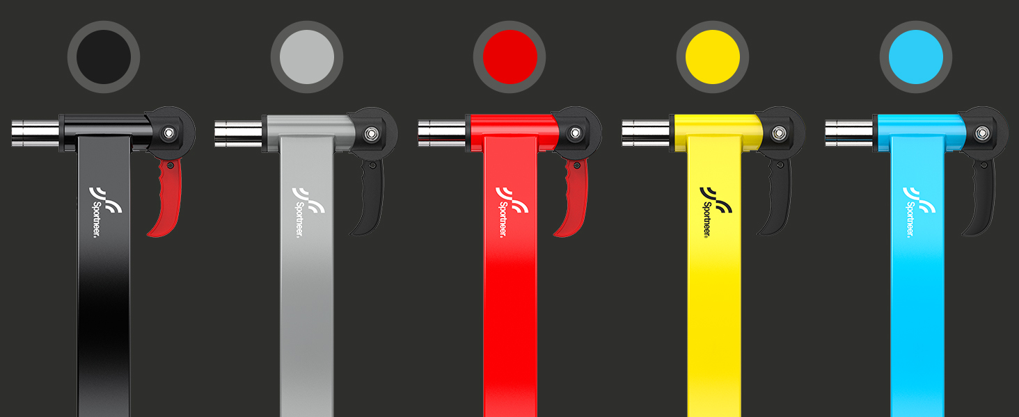 Роликовий тренажер Sportneer для велосипеда - магнітний велотренажер з 6 рівнями опору для дому, 26-28' & 700C, чорний