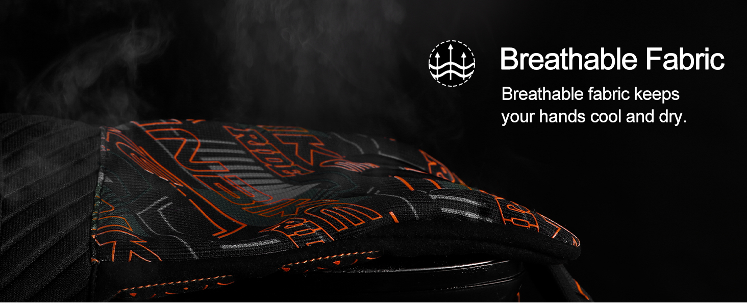 Велосипедні рукавички INBIKE для чоловіків, бігові рукавички, ударостійкі, еластичні, світловідбиваючі, дихаючі, помаранчеві, XXL