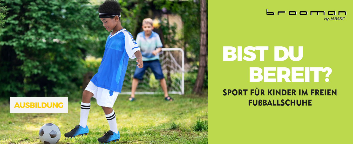 Дитячі футбольні бутси JABASIC Firm Ground для хлопчиків та дівчаток, 31 EU, помаранчеві