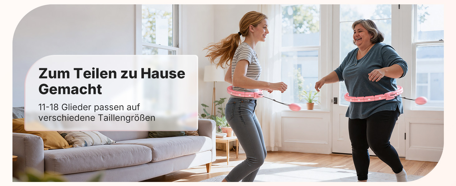 Хула-хуп MERACH з лічильником калорій та вагами, тихий, знімний, для талії 84-144 см, для спалювання жиру та кардіотренувань, домашній фітнес-інвентар