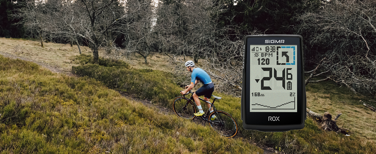 Велокомп'ютер SIGMA ROX 4.0 SE Special Edition GPS, чорний. Навігація, висотомір, сумісний з E-Bike