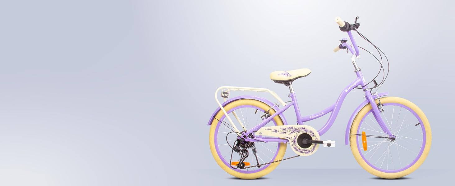 Велосипед Sun Baby Flower Bike 20, 6-шв. Shimano, для дівчинки 6-10 р.