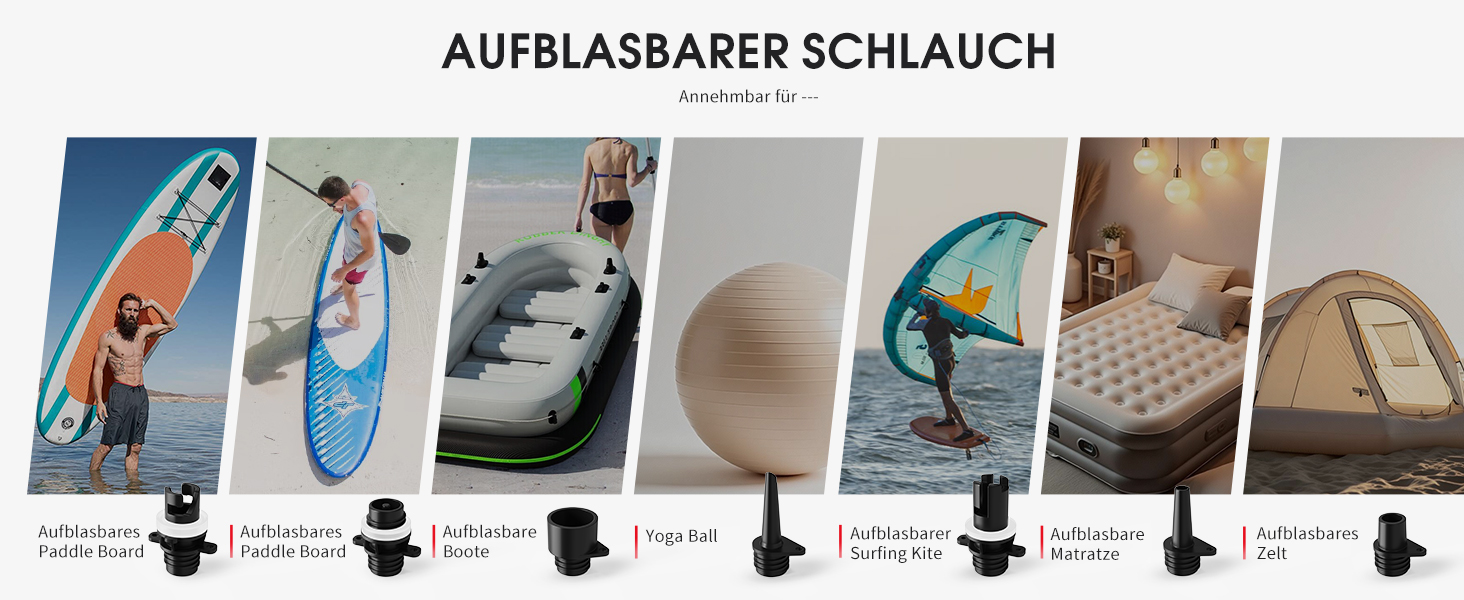 Електричний насос GICLE 60PSI для SUP, SUP-дошки, човни, намети, автомобілі. Інтелектуальне регулювання, автовимкнення