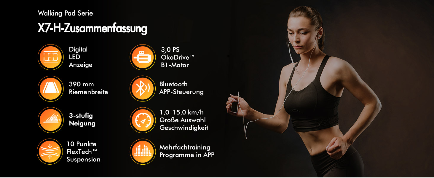 Біговий доріжка BLACK LORD X7, Walking Pad під стіл, 3.0PS, до 130кг, Bluetooth, 3 рівня нахилу, рожевий