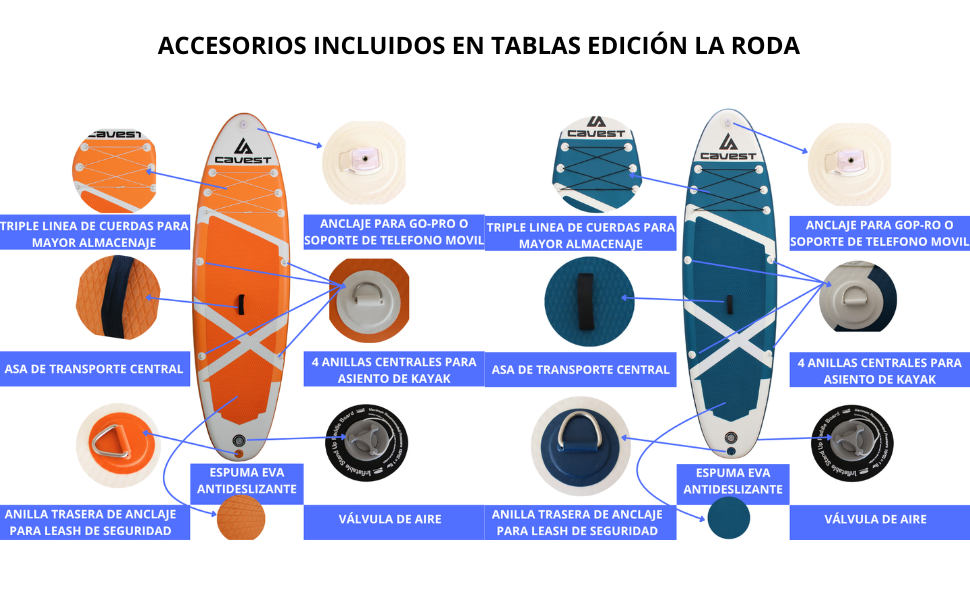 Надувне SUP-борд Stand Up Paddle Board для дорослих та дітей, блакитний, висока стабільність