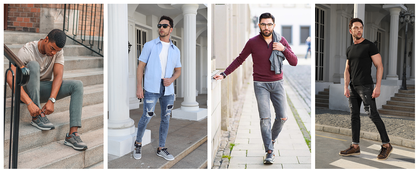 ARRIGO BELLO Чоловічі кросівки: зручні прогулянки та робота на відкритому повітрі. Легкі, розмір 41-46, колір блакитний.