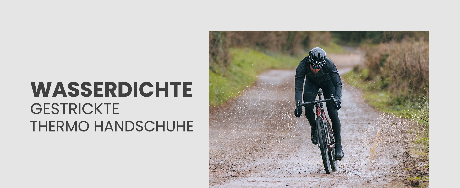 Велосипедні рукавички GripGrab: водонепроникні терморукавички для їзди на велосипеді, чорні, XS-S