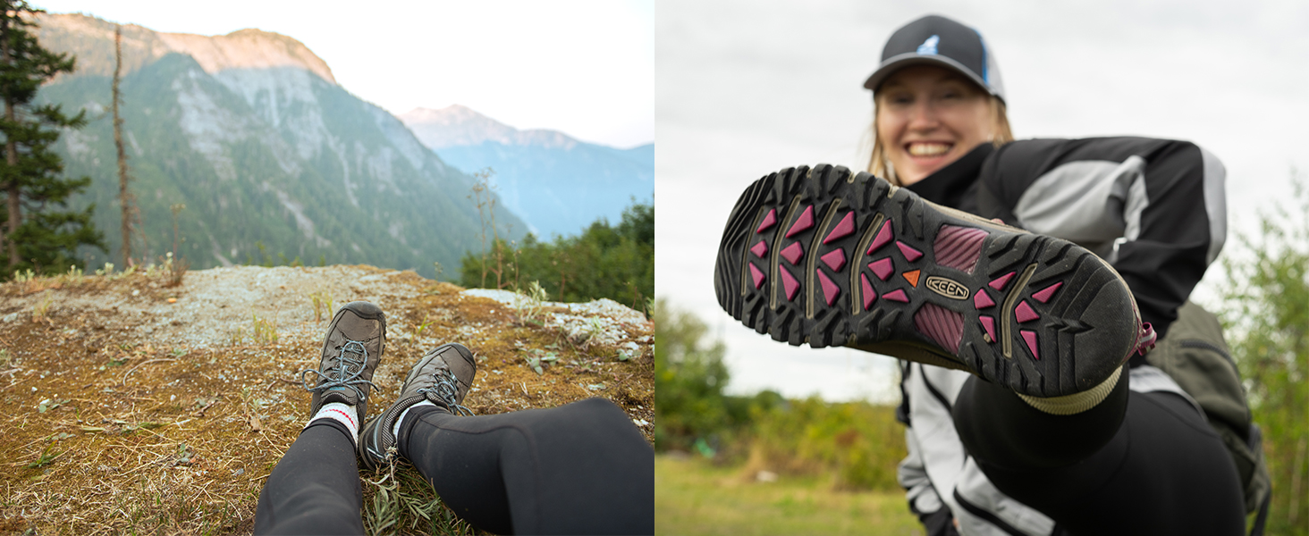 Черевики для хайкінгу Keen Targhee 3 для жінок, водонепроникні, колір Magnet Atlantic Blue, розмір 38.5 EU