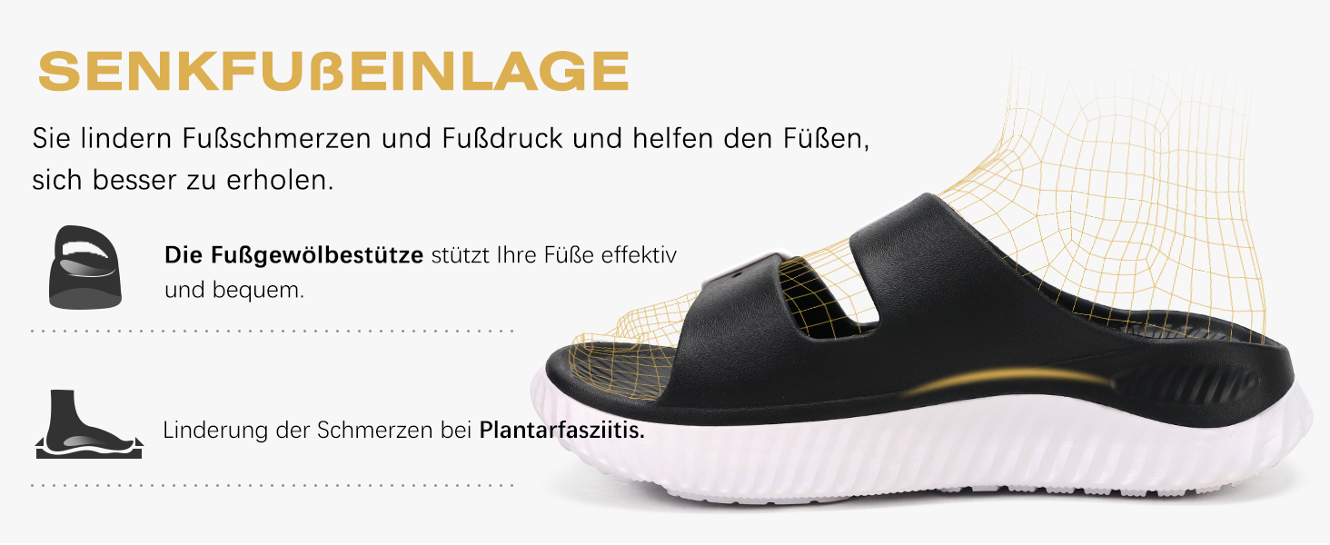 Жіночі сандалії KuaiLu для відновлення, спортивні слайдери з підтримкою склепіння стопи, ортопедичні, проти плоскостопості, для літа, синій, 41 EU