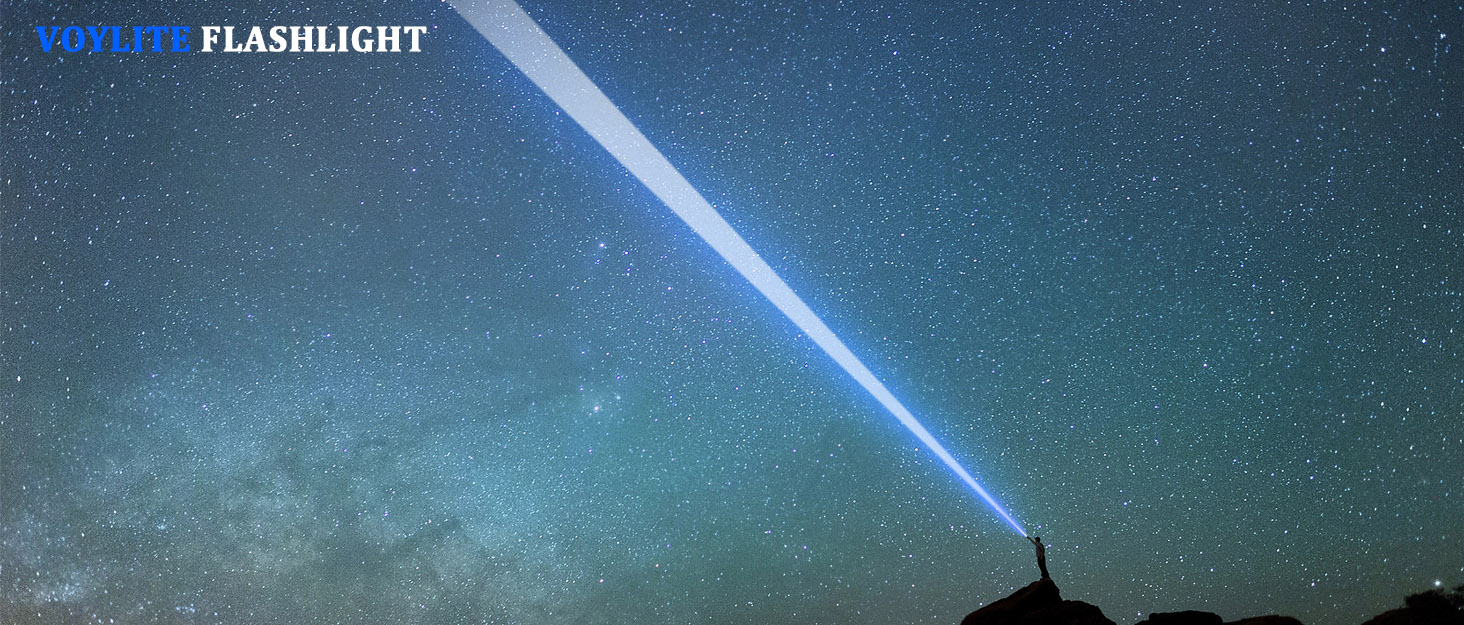 Ліхтар налобний LED перезарядна Voylite 500000 Люмен, 5000 mAh, LCD-дисплей, 3 режими, Zoom, для кемпінгу та відпочинку на природі, матовий чорний