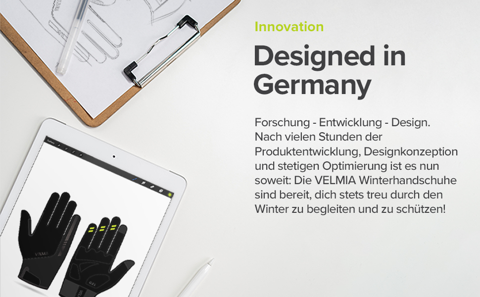 VELMIA Рукавички для велосипеда зимові водонепроникні для чоловіків та жінок теплі спортивні рукавички для активного відпочинку та бігу